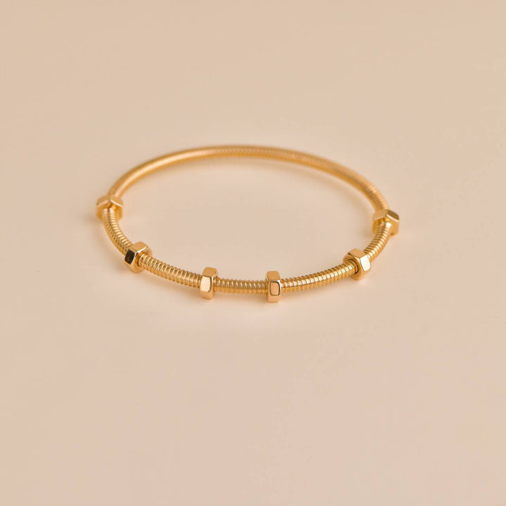 Preowned Cartier Ecrou de Cartier 18K Rose Gold Bracelet 