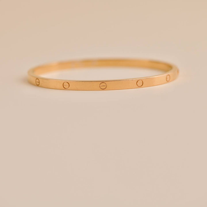 Cartier Love 18K Rose Gold Small Model Bracelet Size 17