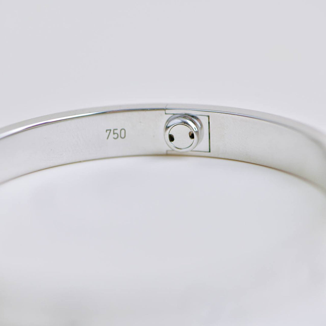 Preowned Cartier Love 18k White Gold Bracelet 