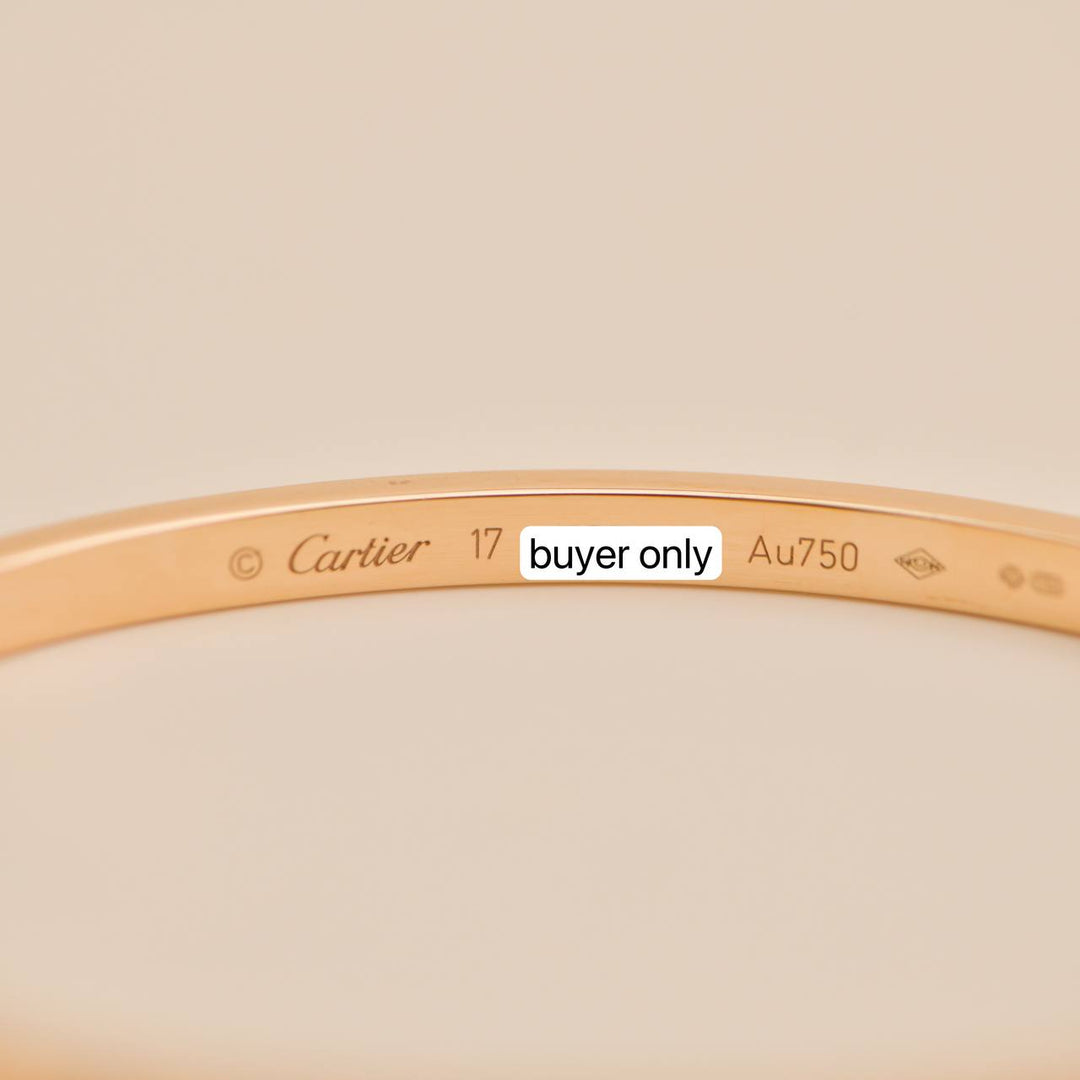 Second Hand Cartier Love 6 Diamond 18K Yellow Gold Small Model