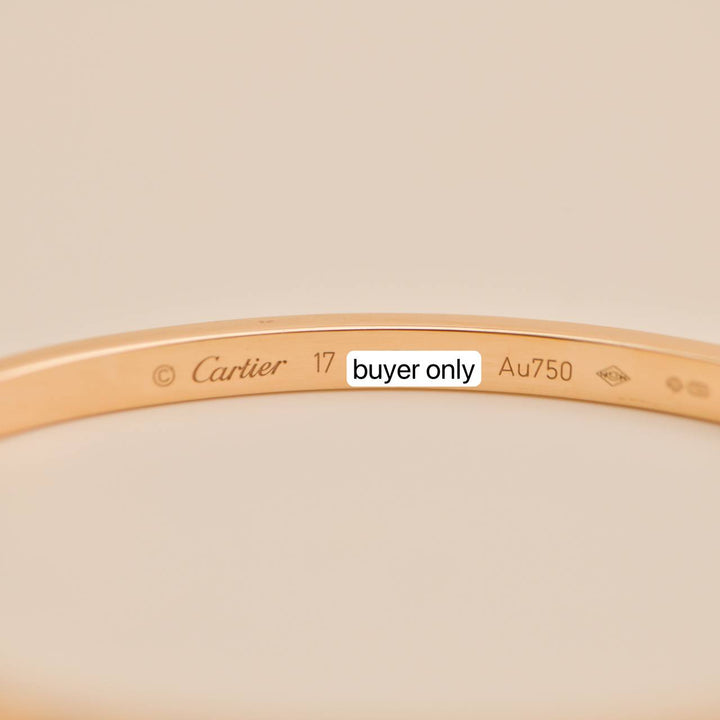 Second Hand Cartier Love 6 Diamond 18K Yellow Gold Small Model