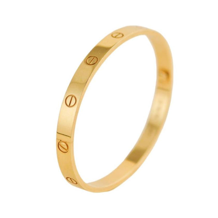 Cartier Love 18K Yellow Gold Bracelet Size 19