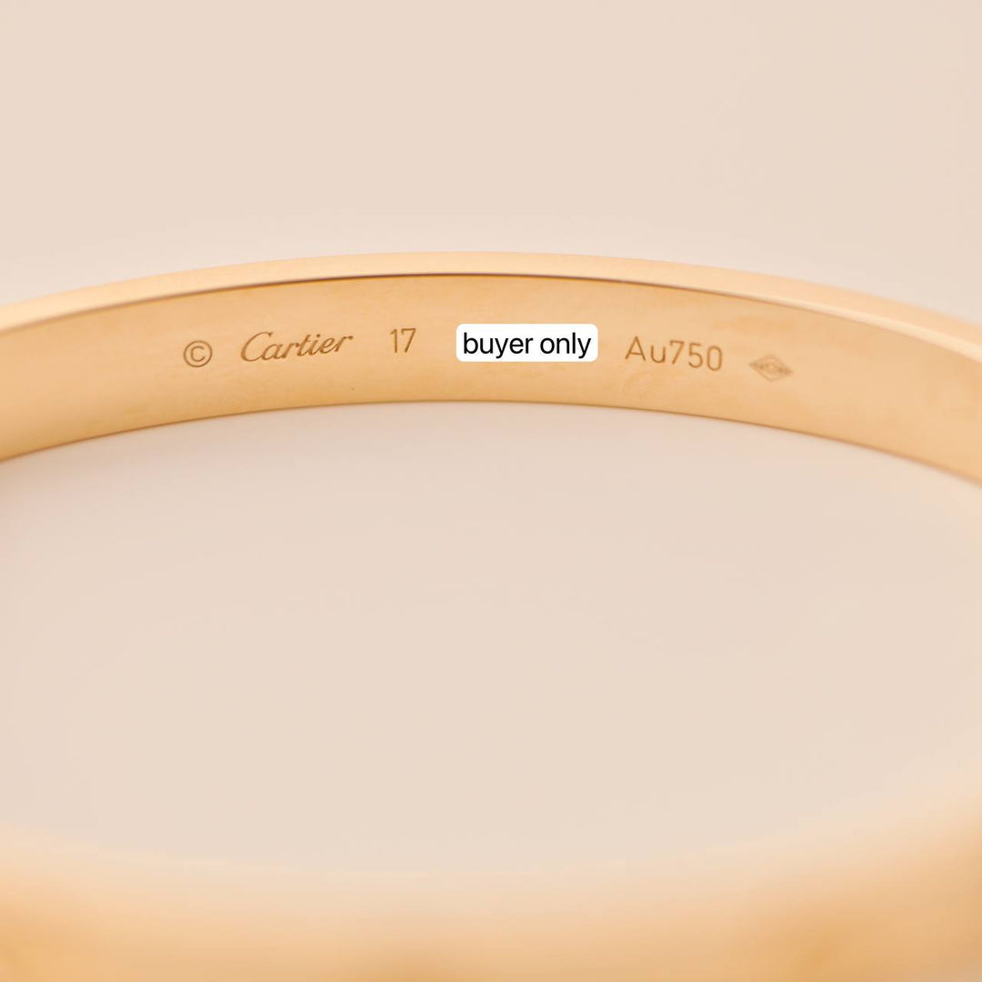 Second Hand Cartier Love Bracelet 18K Yellow Gold