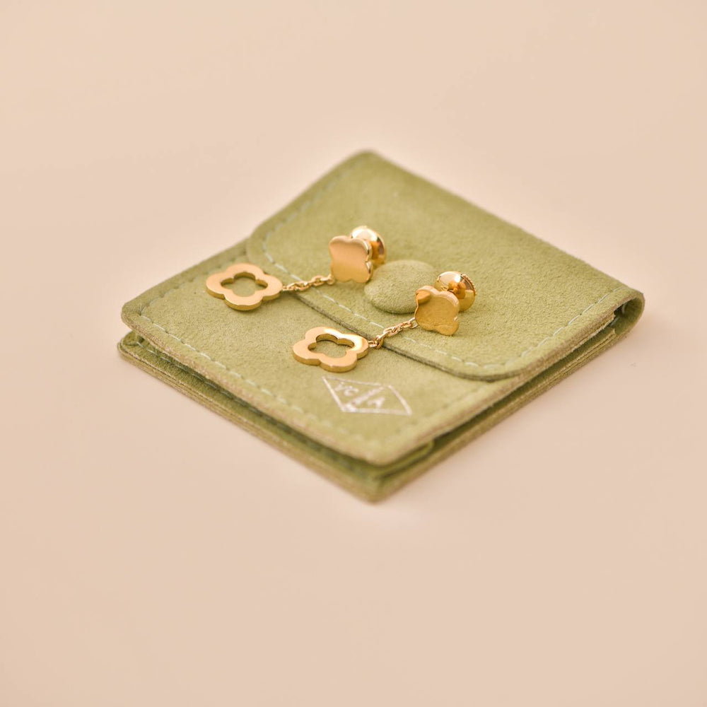 Preowned Van Cleef & Arpels Byzantine 18K Yellow Gold Earrings