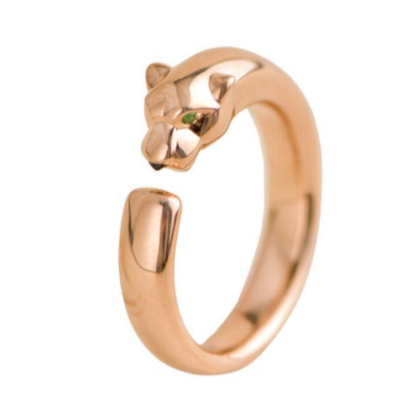 Preloved Cartier Panthère de Cartier Rose Gold Ring Size 55