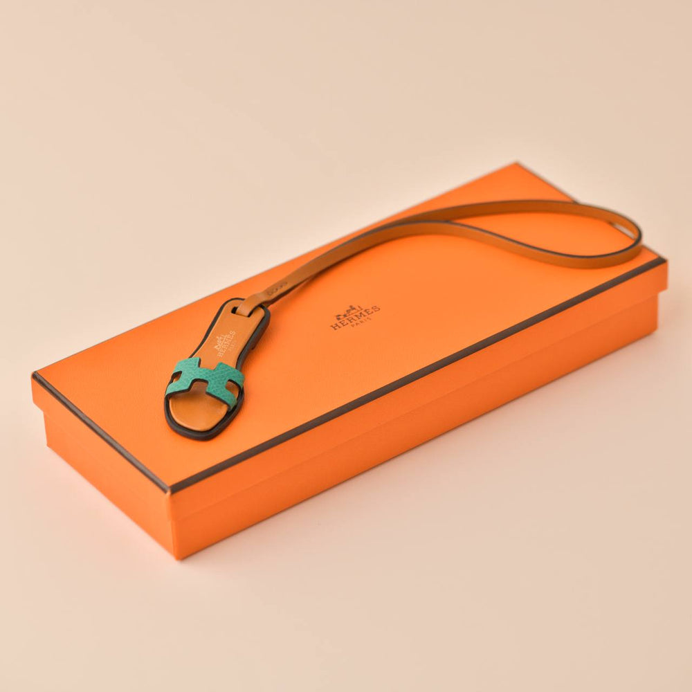 Preowned Hermès Oran Nano Charm leather bag charm