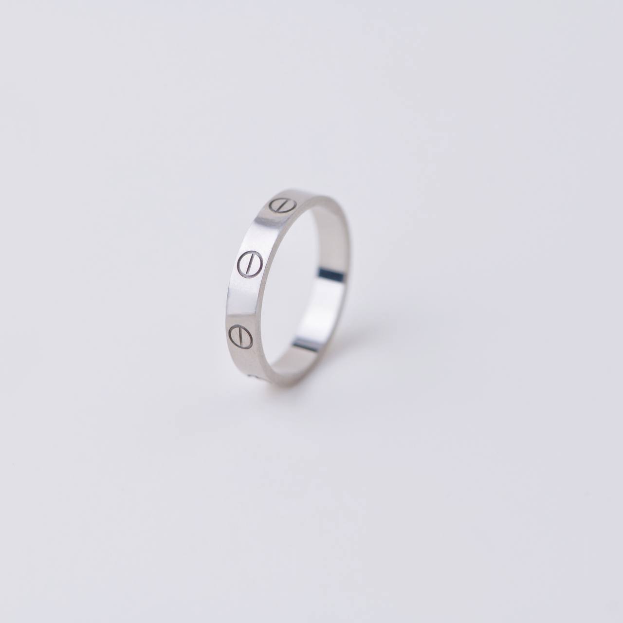 Cartier Love Ring 18K White Gold Small Model Size 56 – Dandelion