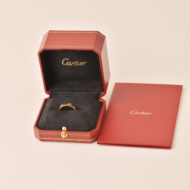 Preowned Cartier Love 18K Yellow Gold Ring Size 55