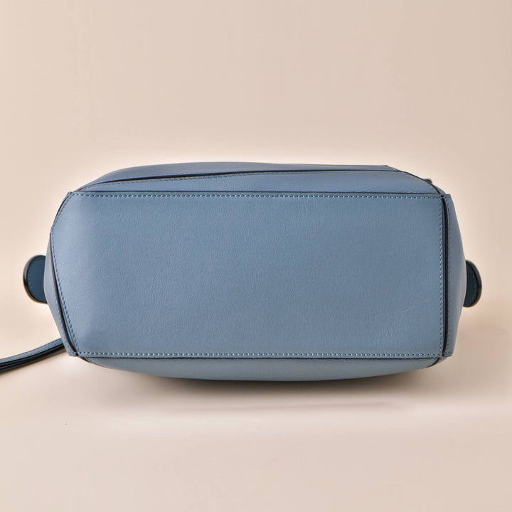 Loewe Small Puzzle Blue Leather Shoulder Crossbody Bag