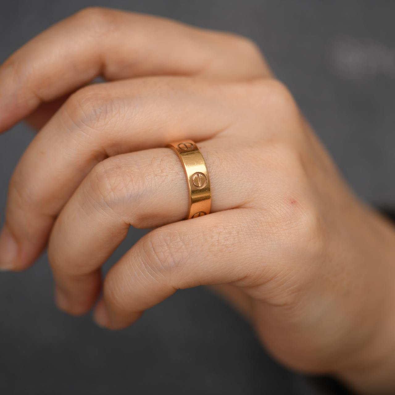 Cartier Love Ring Classic Model 18K Rose Gold Size 55 – Dandelion