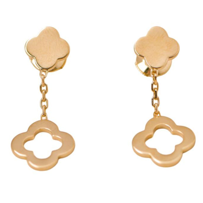 Van Cleef & Arpels Byzantine 18K Yellow Gold Earrings