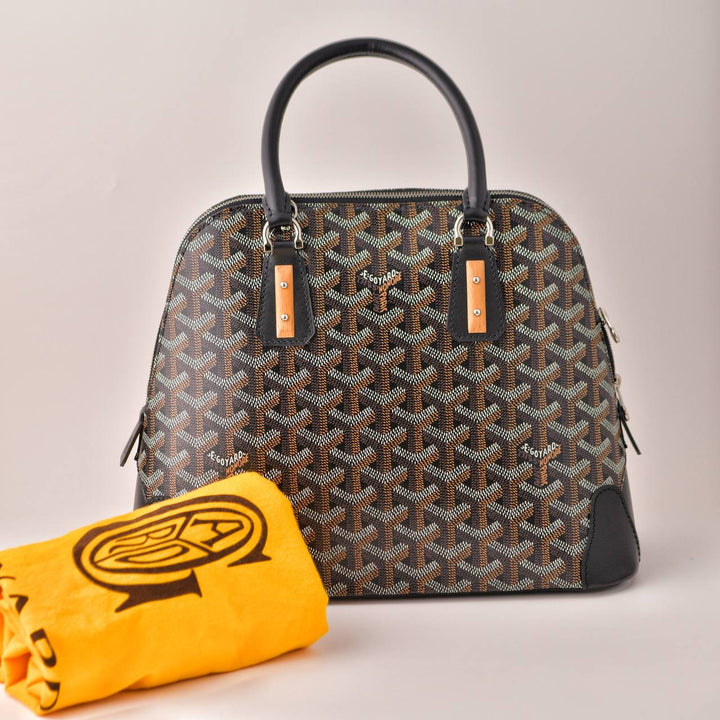 Preowned Goyard Goyardine Vendôme PM Black