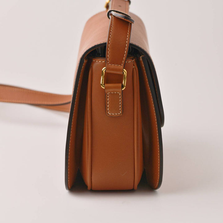 Second Hand Celine Classique Triomphe Leather Handbag