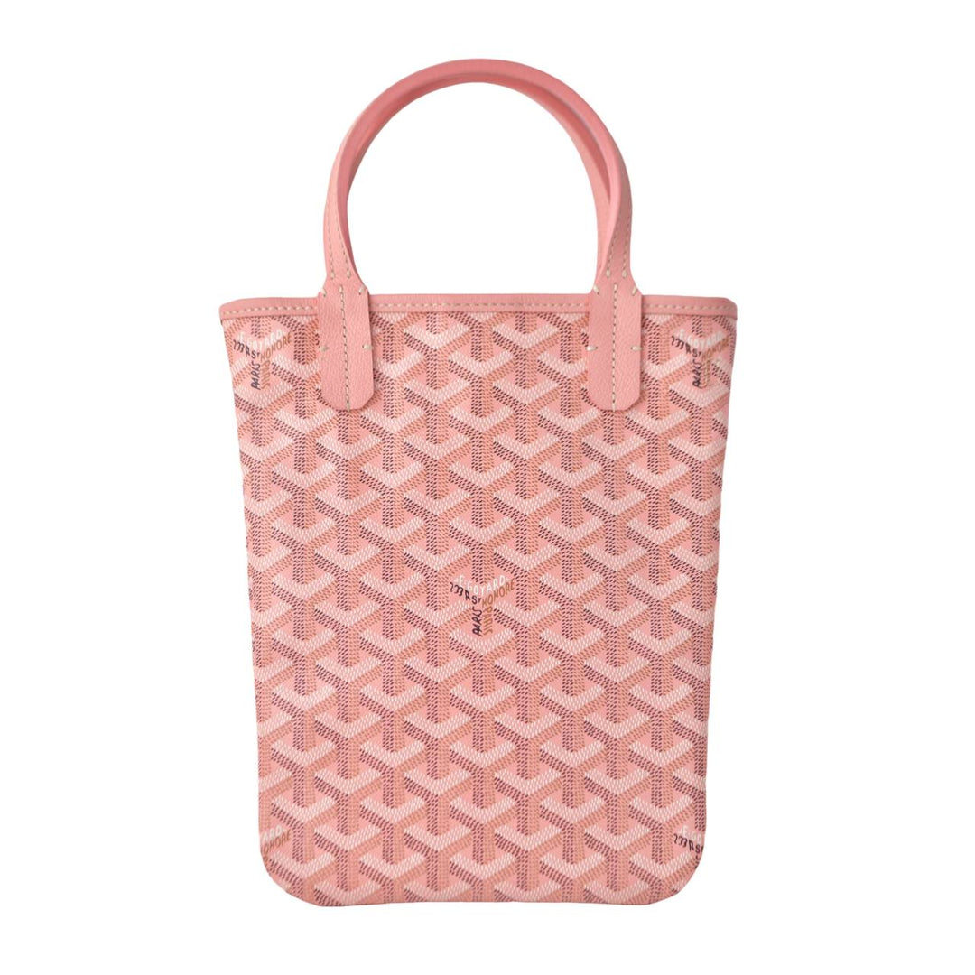 Second Hand Goyard Poitiers Tote Claire Voie Coated Canvas Mini