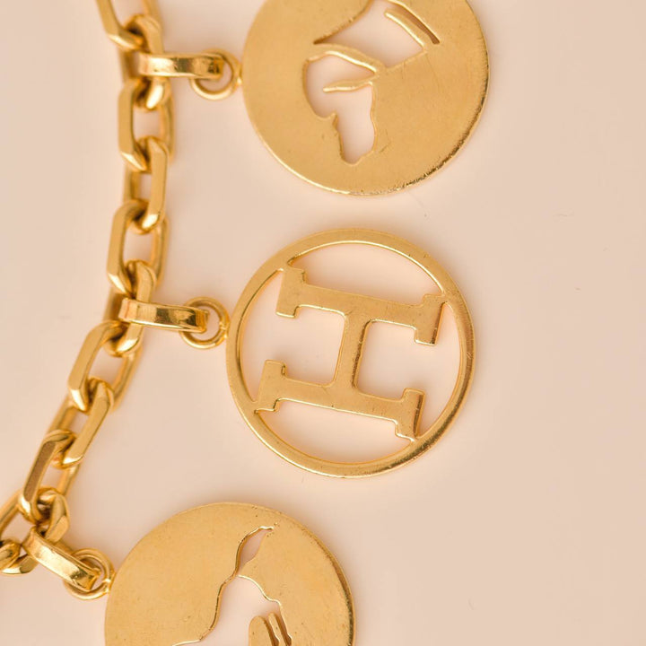 Preloved Hermès Breloque Olga Gold Bag Charm