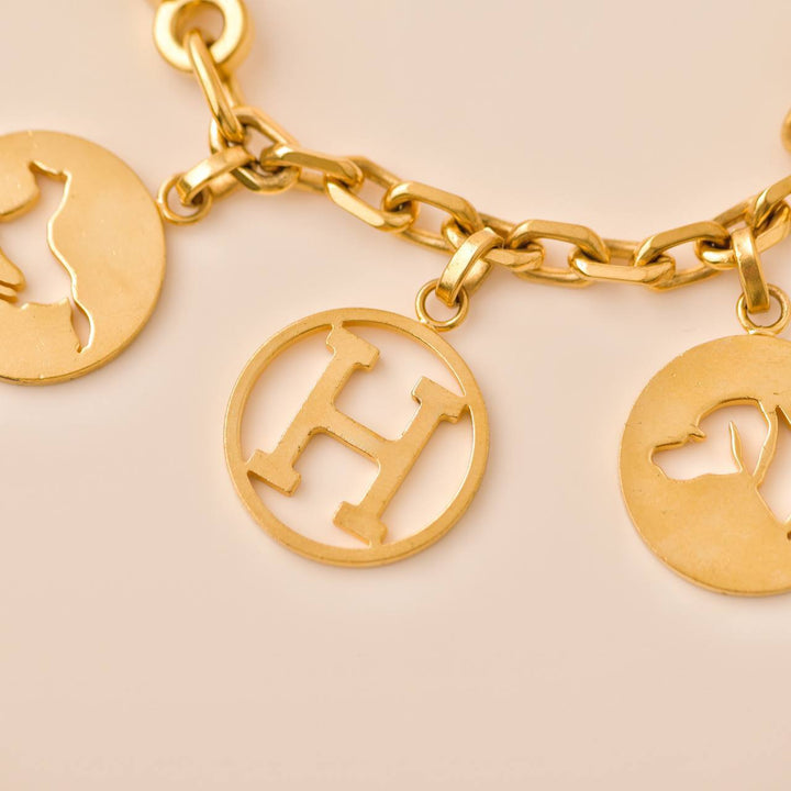 Preowned Hermès Breloque Olga Gold Bag Charm