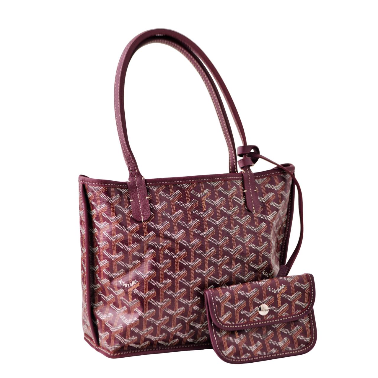トートバッグ DEINET CLOUD MINI TOTE BAG IN BURGUNDY Mini Tote Bag in Burgundy – Tote&Carry