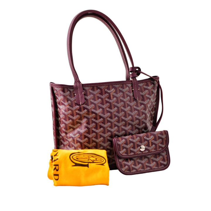 Goyard Anjou Leather Mini Burgundy Tote Bag – Dandelion Antiques