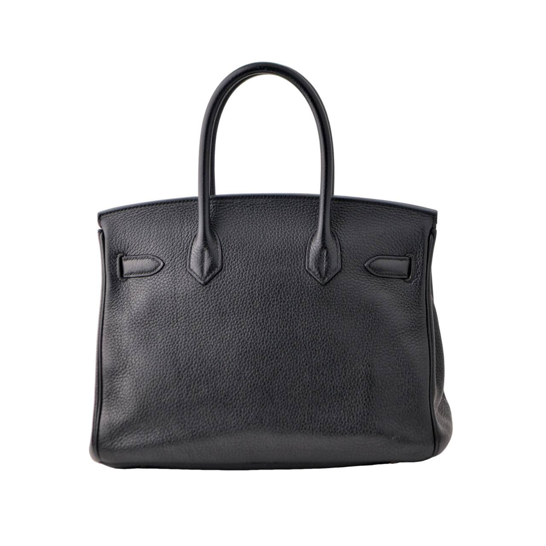 Second Hand Hermès Birkin 30 in Black Togo leather with Gold Hardware