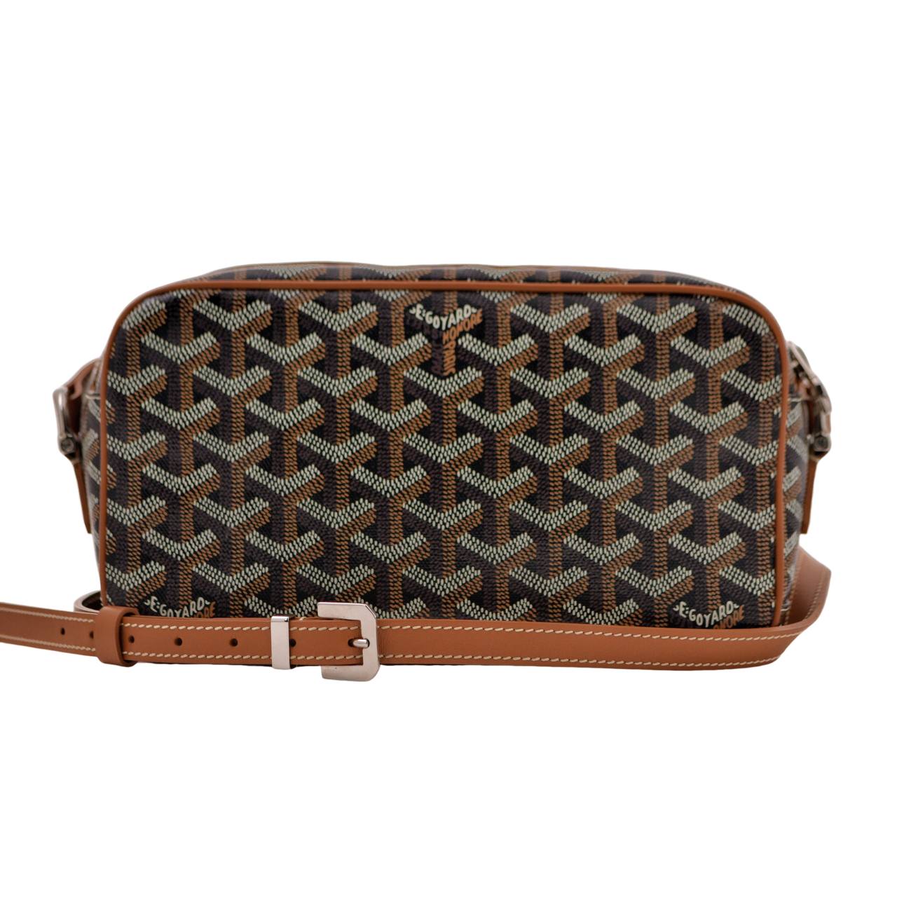 Goyard Cap-Vert PM Crossbody Bag Canvas Leather Brown – Dandelion