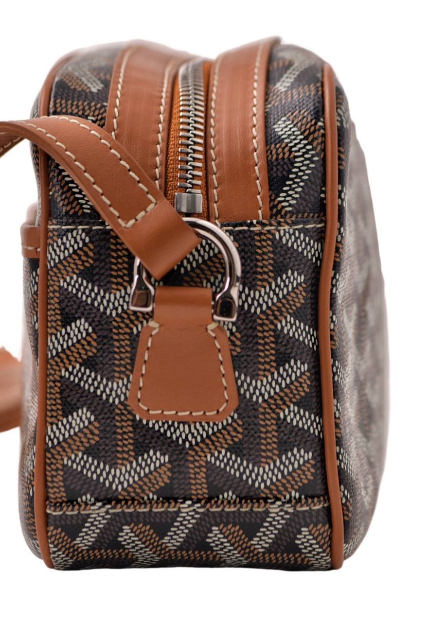 Goyard Cap-Vert PM Crossbody Bag Canvas Leather Brown – Dandelion