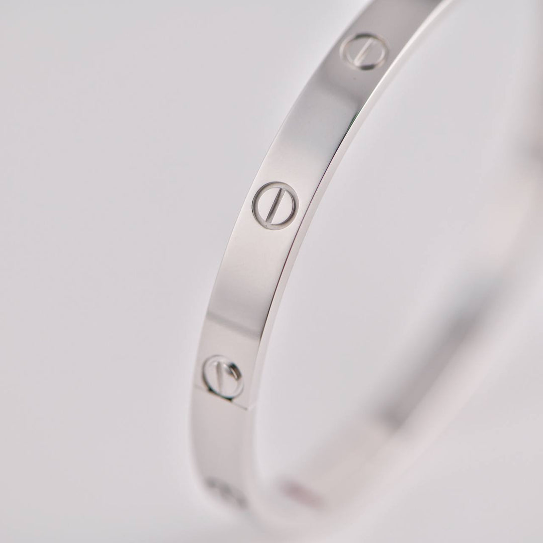 Preowned Cartier Love Bracelet 18K White Gold 