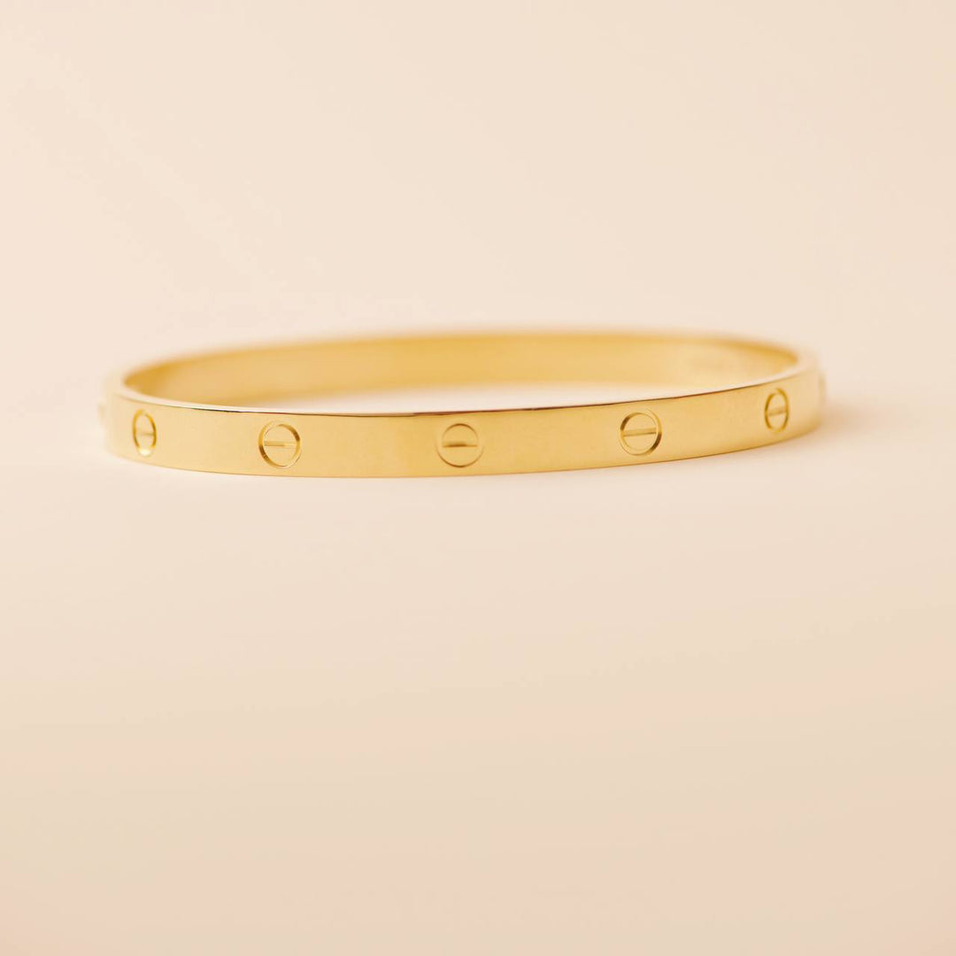 Cartier Love 18K Yellow Gold Bracelet Size 20