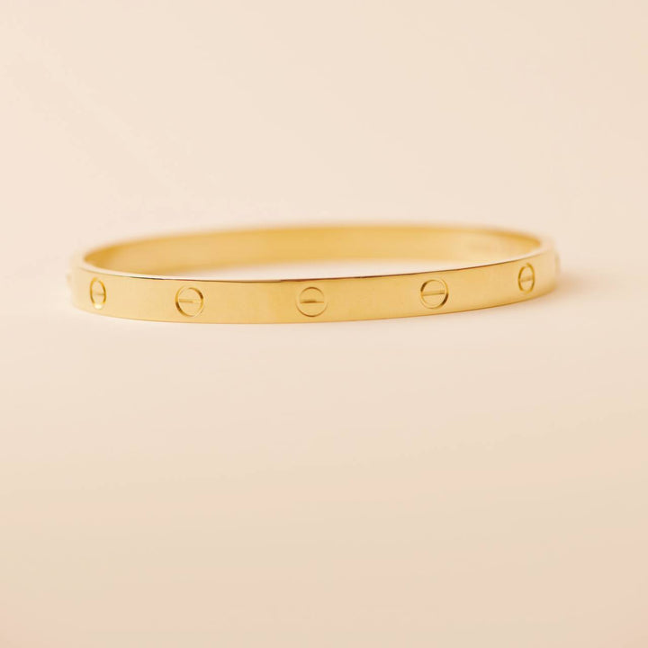 Cartier Love 18K Yellow Gold Bracelet Size 20