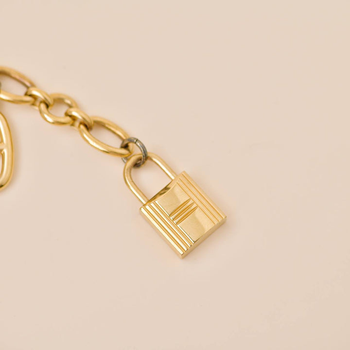 Preowned Hermès Olga Gold Bag Charm