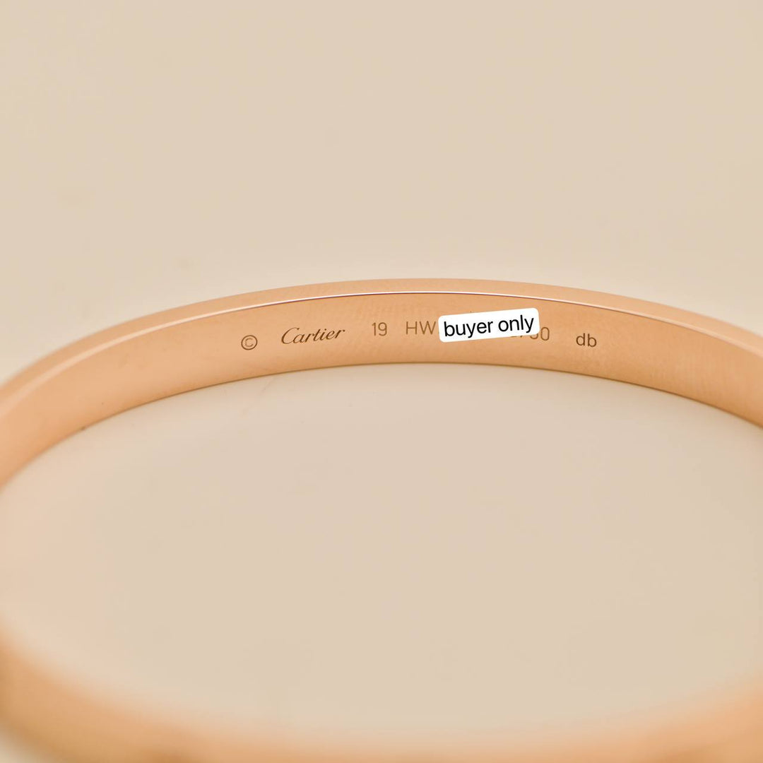 Second hand Cartier Love 18K Rose Gold Bracelet 