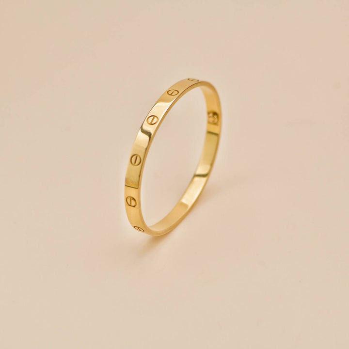 Cartier Love 18K Yellow Gold Bracelet Size 19