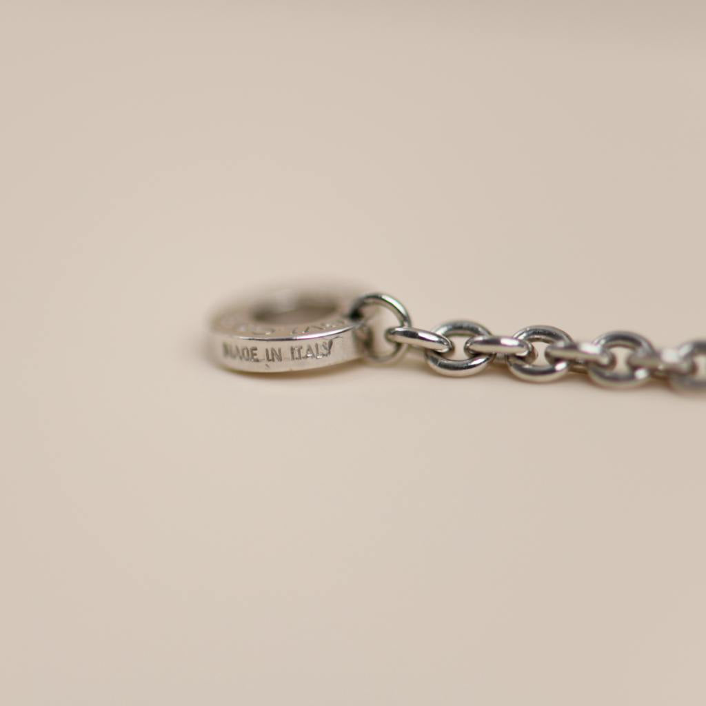 Preowned Bvlgari Parentesi Diamond 18k Gold Necklace