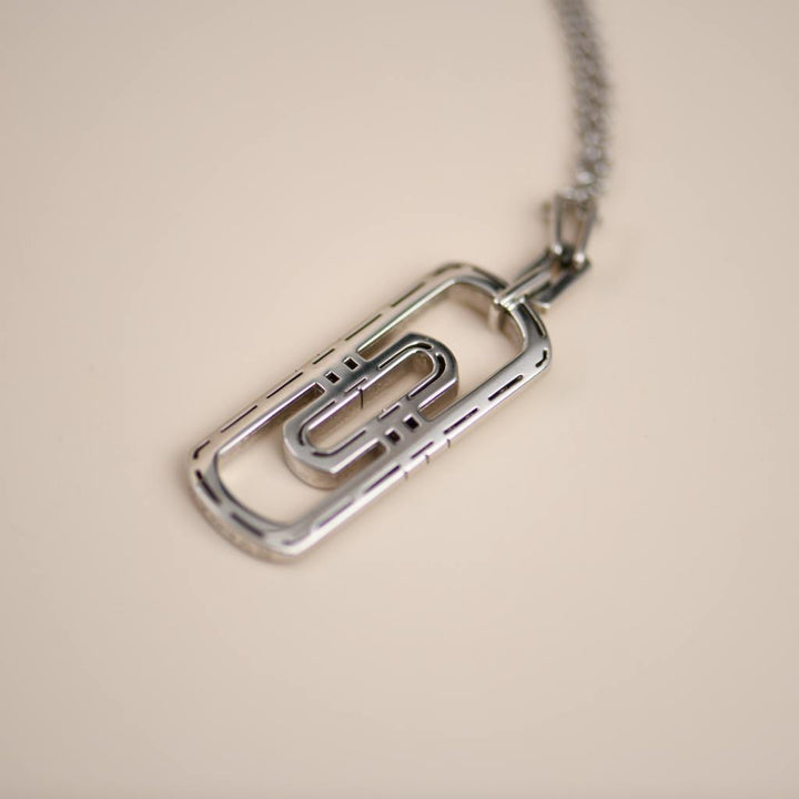 Second Hand Bvlgari Parentesi Diamond 18k White Gold Necklace