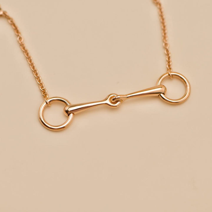 Preowned Hermès Filet d'Or bracelet 18K Rose Gold Diamond, very small model