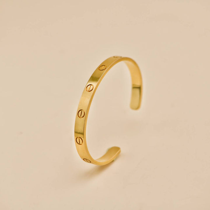 Preloved Cartier Love 18K Yellow Gold Cuff 