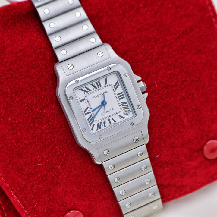 Used Cartier Santos Galbee Stainless Steel Wristwatch W20060D6