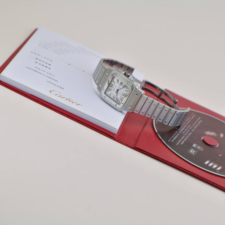 Preowned Cartier Santos de Cartier Stainless Steel Wristwatch