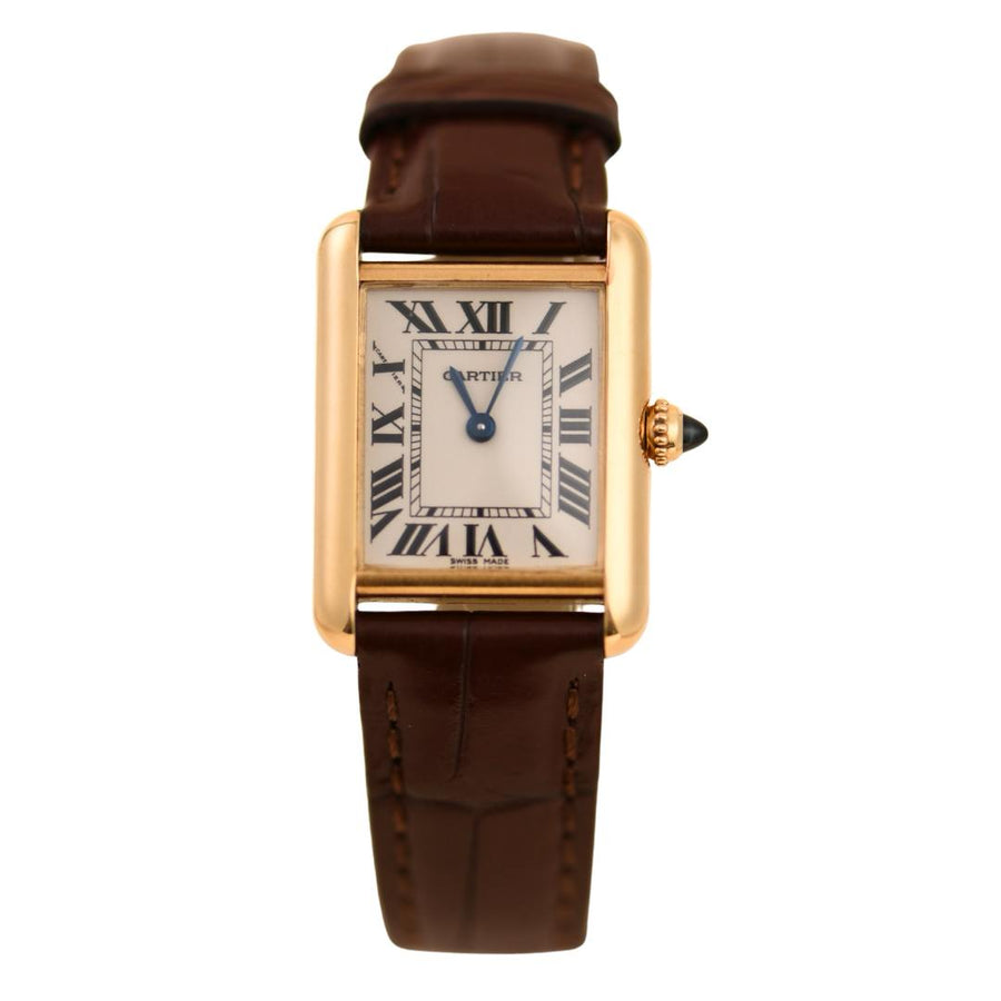 Preloved Cartier Tank Louis W1529856 18K Yellow Gold Wristwatch