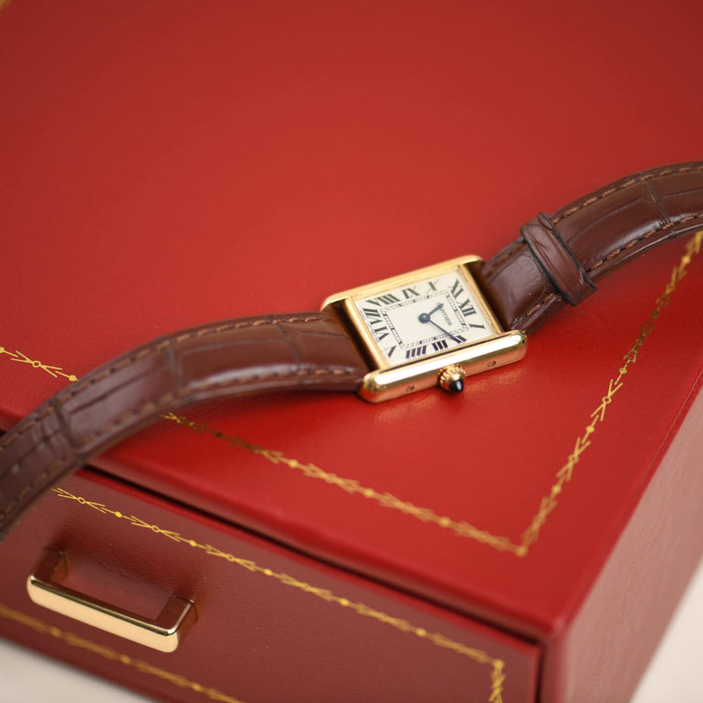Preloved Cartier Tank Louis 18K Yellow Gold Watch