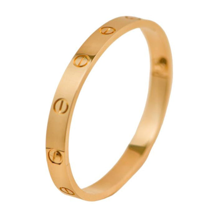 Preloved Cartier Love 18K Yellow Gold Bracelet Size 16