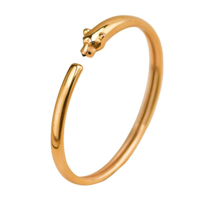 Preloved Cartier Panthère de Cartier 18K Rose Gold Bracelet Small Model Size 16