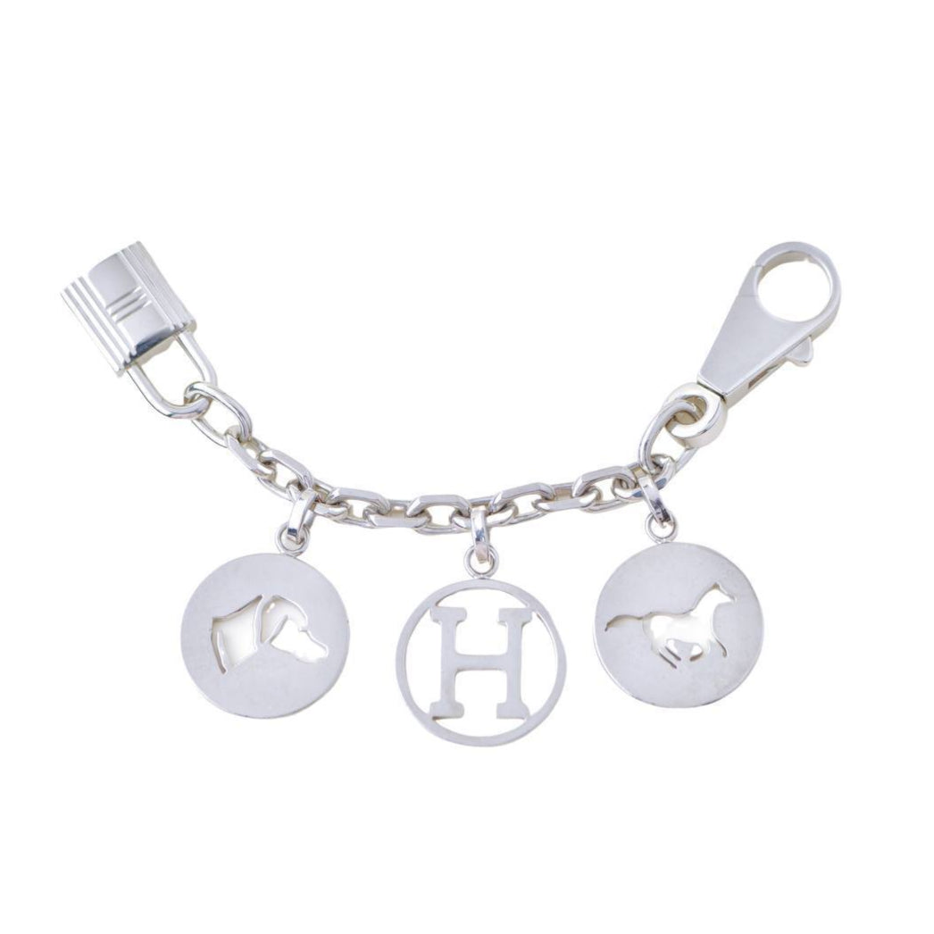 Preloved Hermès Breloque Olga Silver Bag Charm Amulette