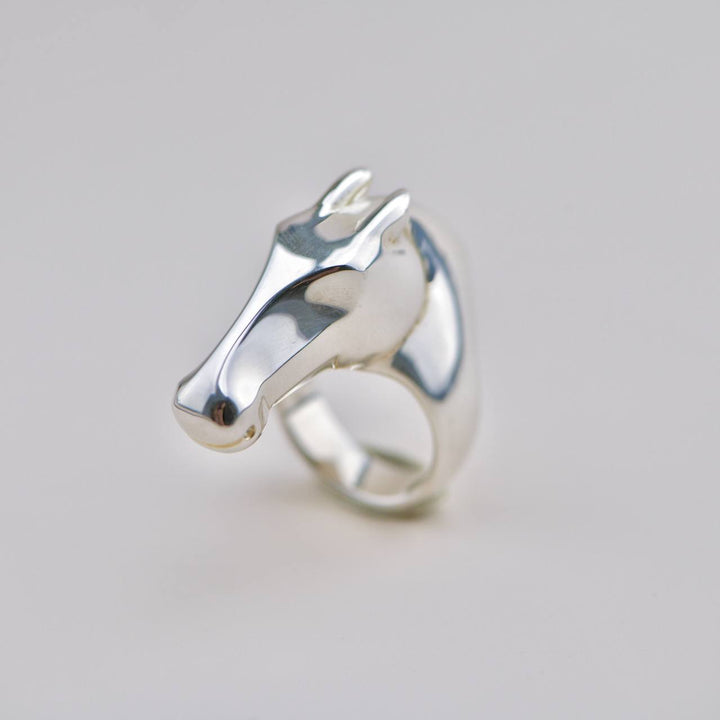 Preowned Hermès Galop 925 Ring Size 55