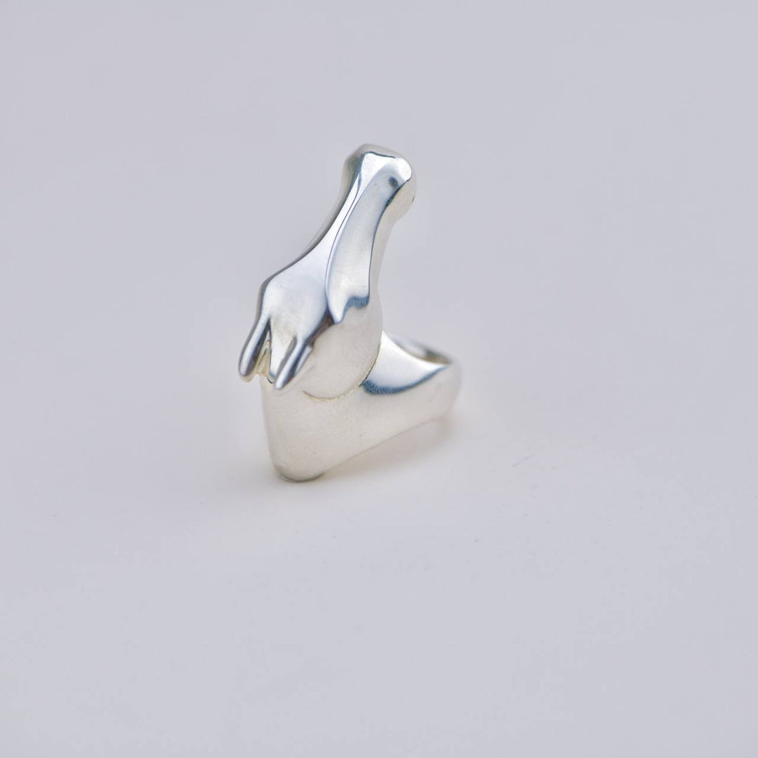 Used Hermès Galop 925 Ring Size 55