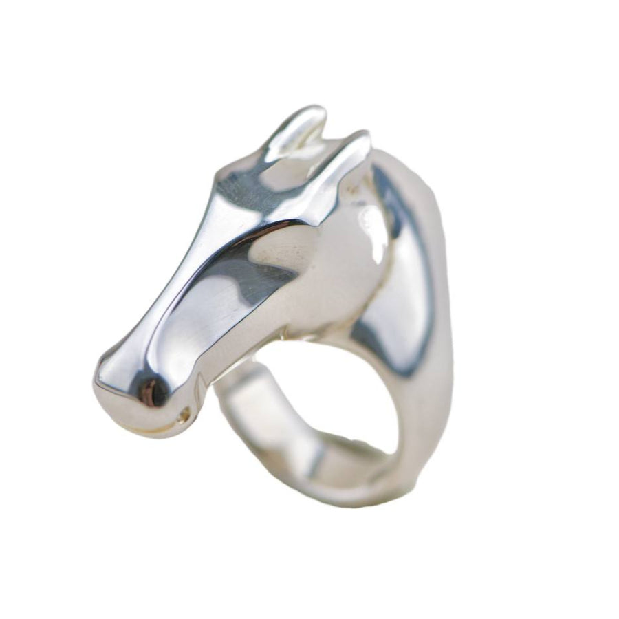Preloved Hermès Galop 925 Ring Size 55