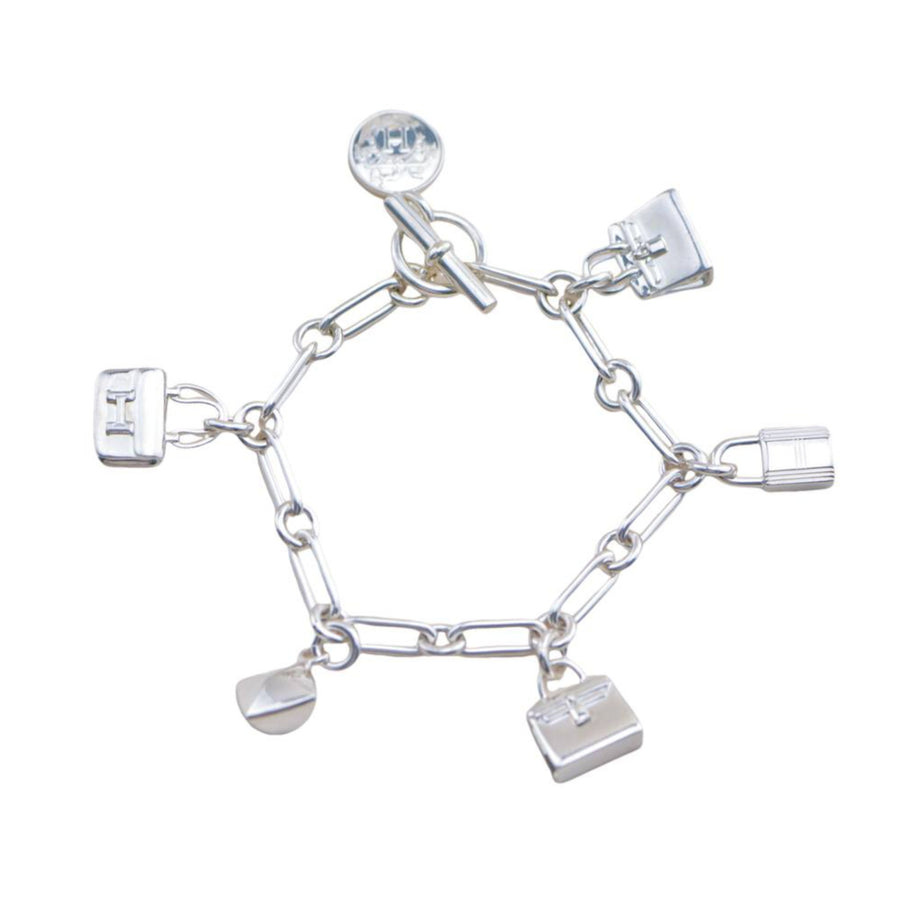 Preloved Hermès 925 Sterling Silver Amulettes Bracelet