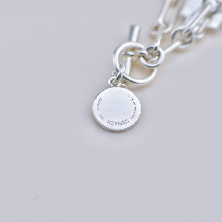 Second Hand Hermès Sterling Silver Amulettes Bracelet