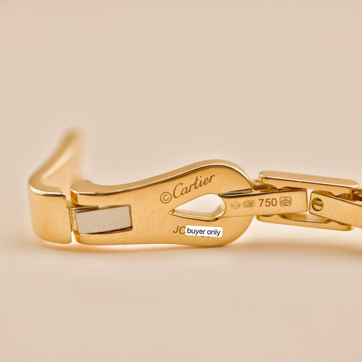 Second Hand Cartier Agrafe 18K Yellow Gold Bracelet