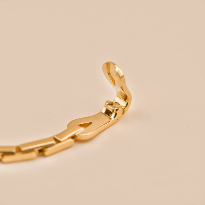 Used Cartier Agrafe 18K Yellow Gold Bracelet