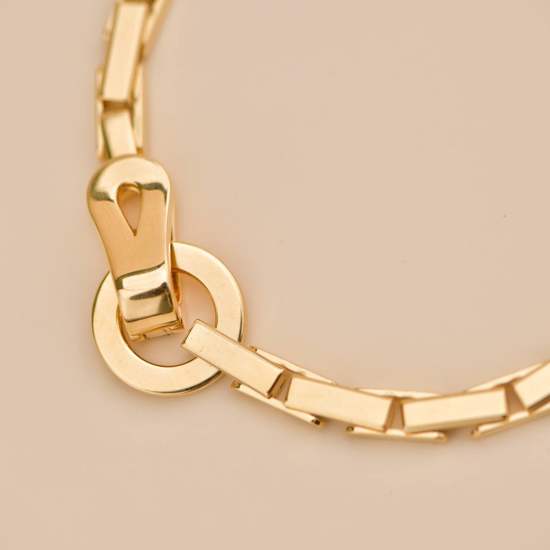 Preloved Cartier Agrafe 18K Gold Bracelet